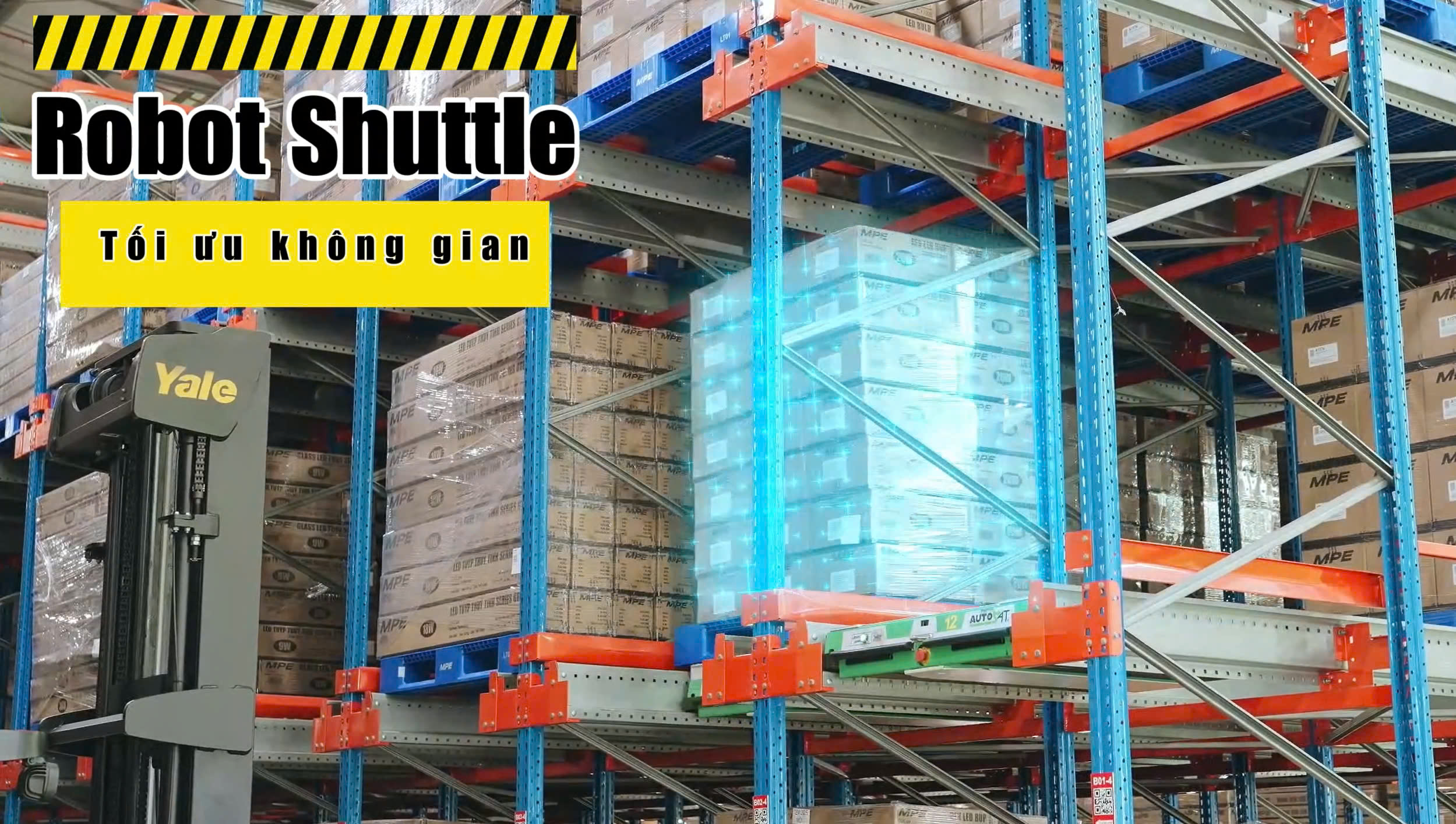 Robot Shuttle tại MPE